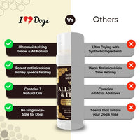 Honey Guard™ – Allergy & Itch Relief Dog Healing Balm- Manuka Honey, Tallow, Shea Butter & Mango Seed Oil – 2 oz