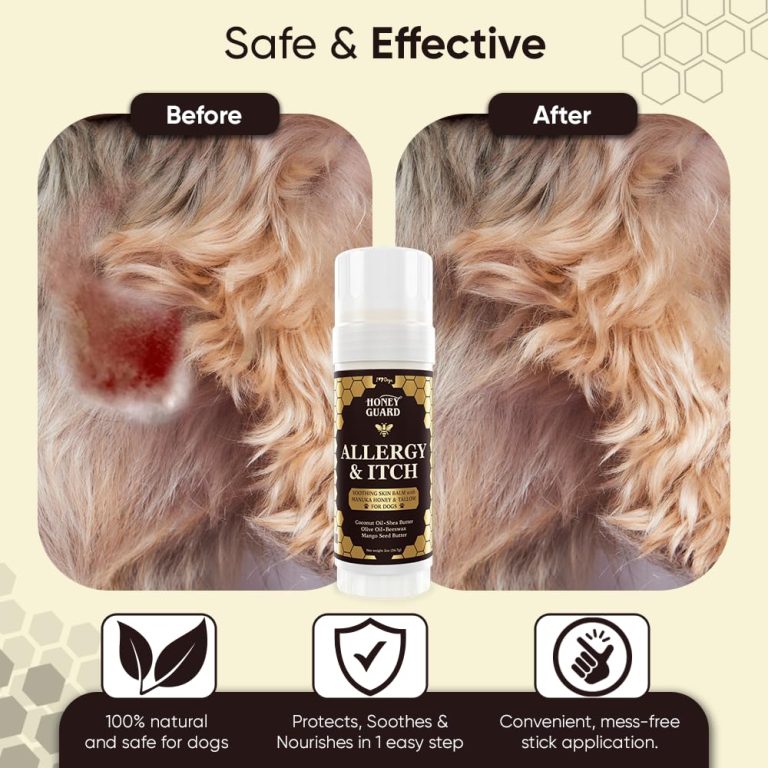 Honey Guard™ – Allergy & Itch Relief Dog Healing Balm- Manuka Honey, Tallow, Shea Butter & Mango Seed Oil – 2 oz