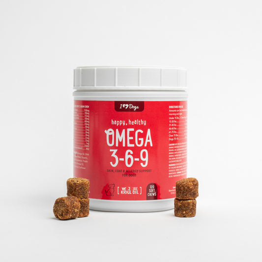 Omega 3-6-9 Select Grain Free Skin & Coat Chews With Pure Antarctic Krill Oil