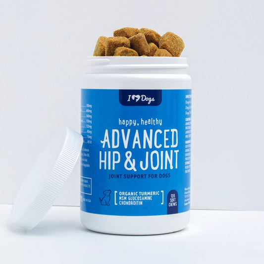 Advanced Hip & Joint Chews With Glucosamine, MSM, Chondroitin, Organic Turmeric (120 ct)